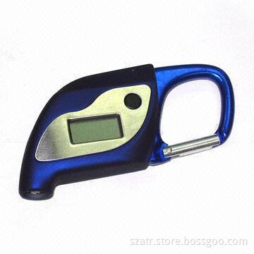 Rugged ABS Construction Tire Pressure Gauge with Compass